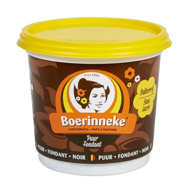 Pâte à tartiner chocolat noir – Boerinneke